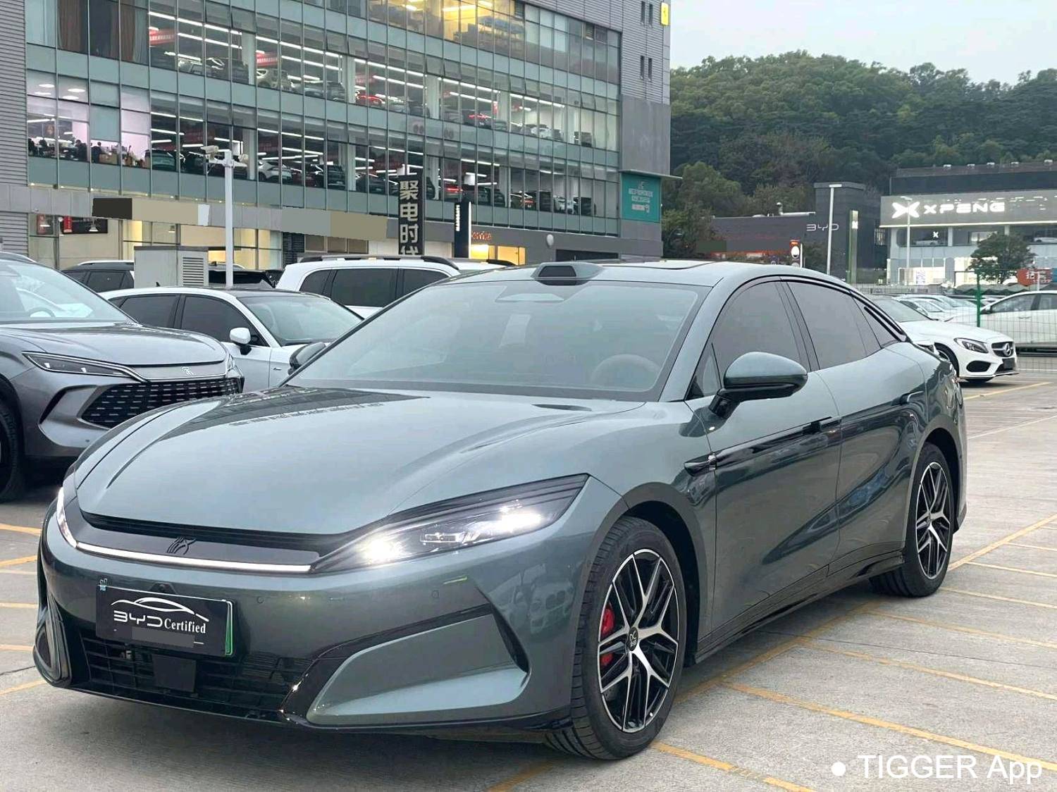 BYD 2025 HAN L DM-p four-wheel drive LiDAR flagship model