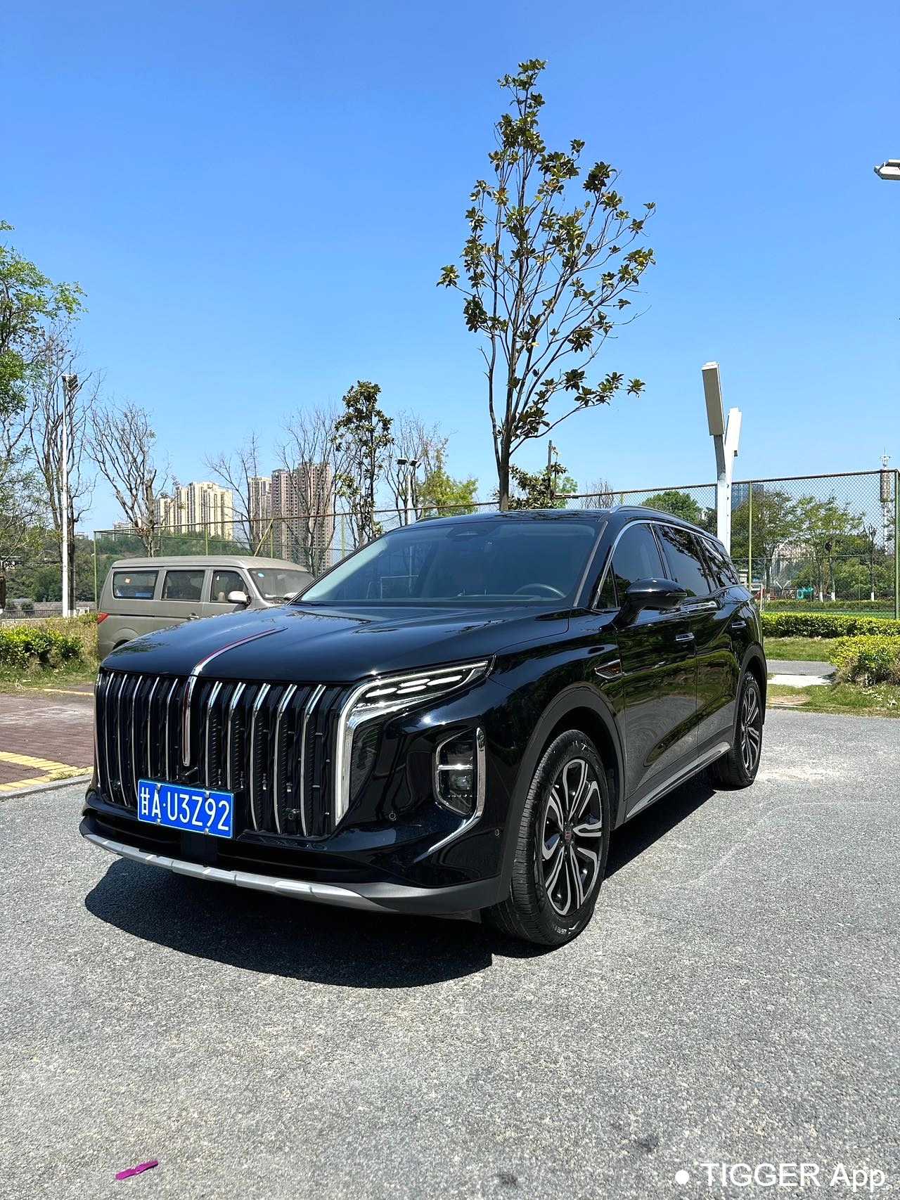 Подержанный Hong Qi 2023 HS7 2.0T AT 4WD Flag collar version with seven seats