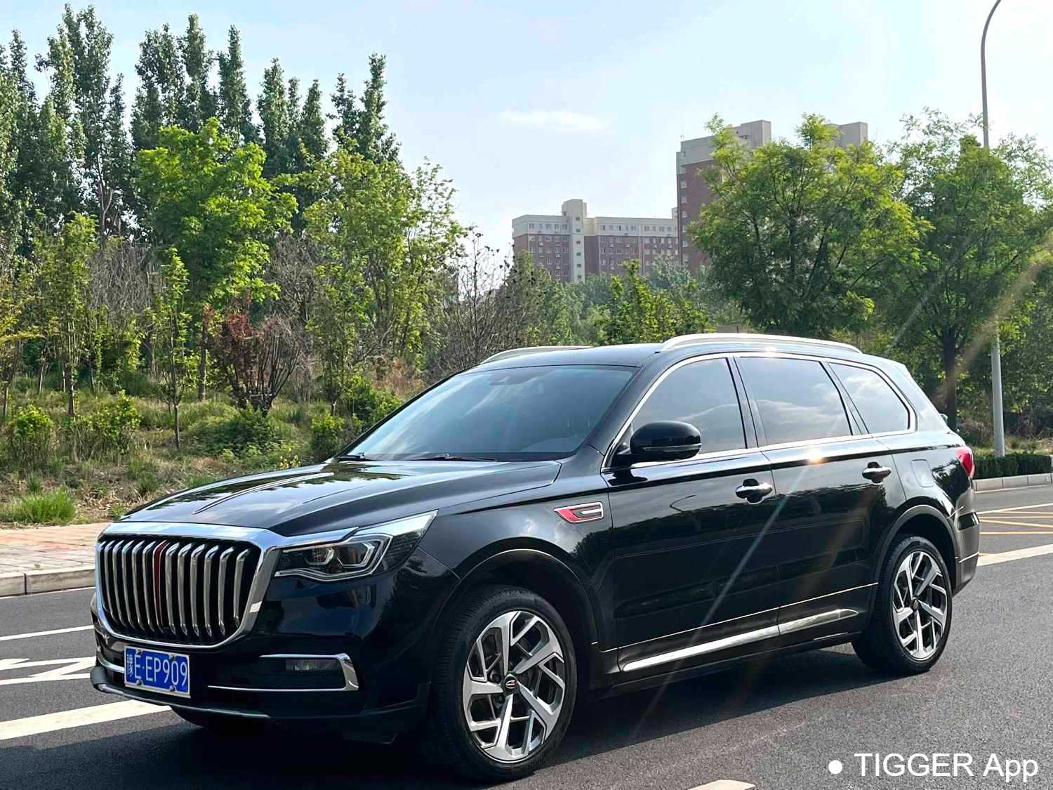 Подержанный Hong Qi 2022 HS7 2.0T DCT 2WD Zhilian Flag Changban Five Seats
