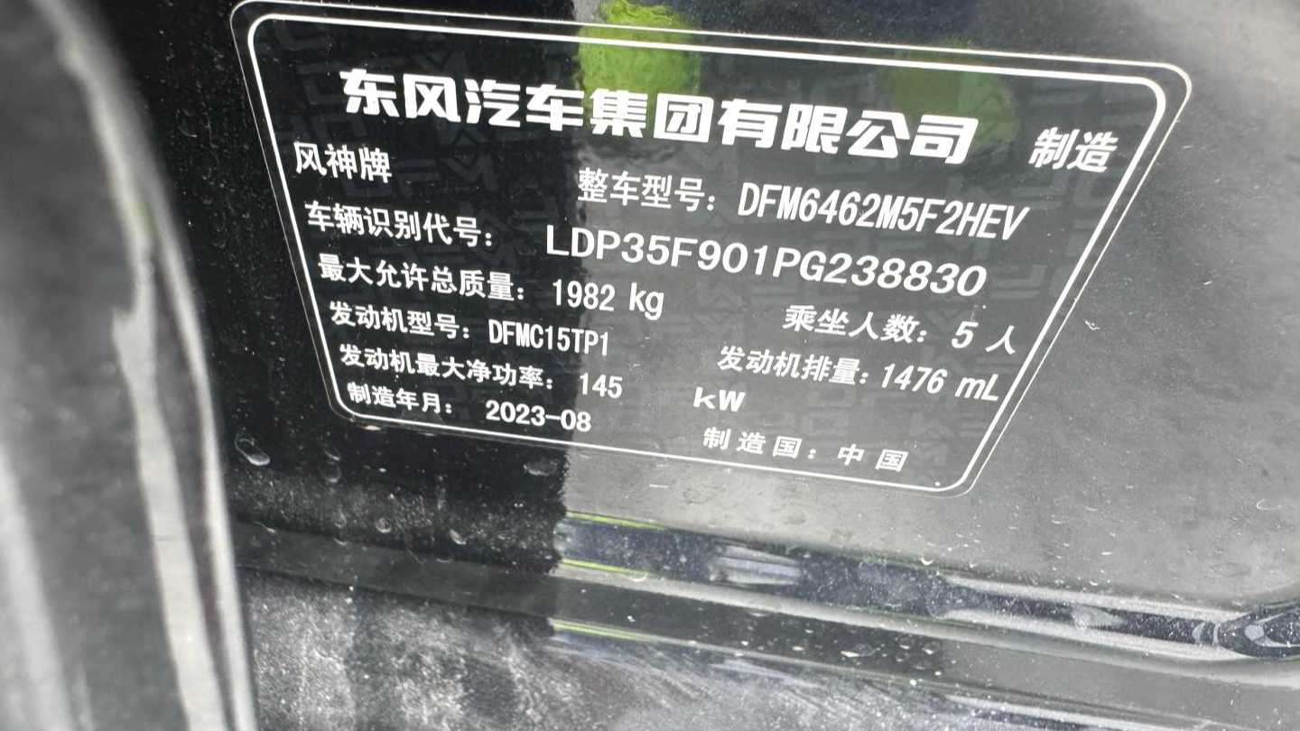AEOLUS Haohan 2023 DH-i 1.5T Luxury Edition