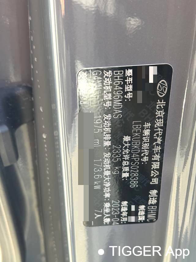 HYUNDAI 2021 Custo 2.0TGDi 380TGDi TOP Premium Intelligent Love Flagship Edition Automatic Transmission