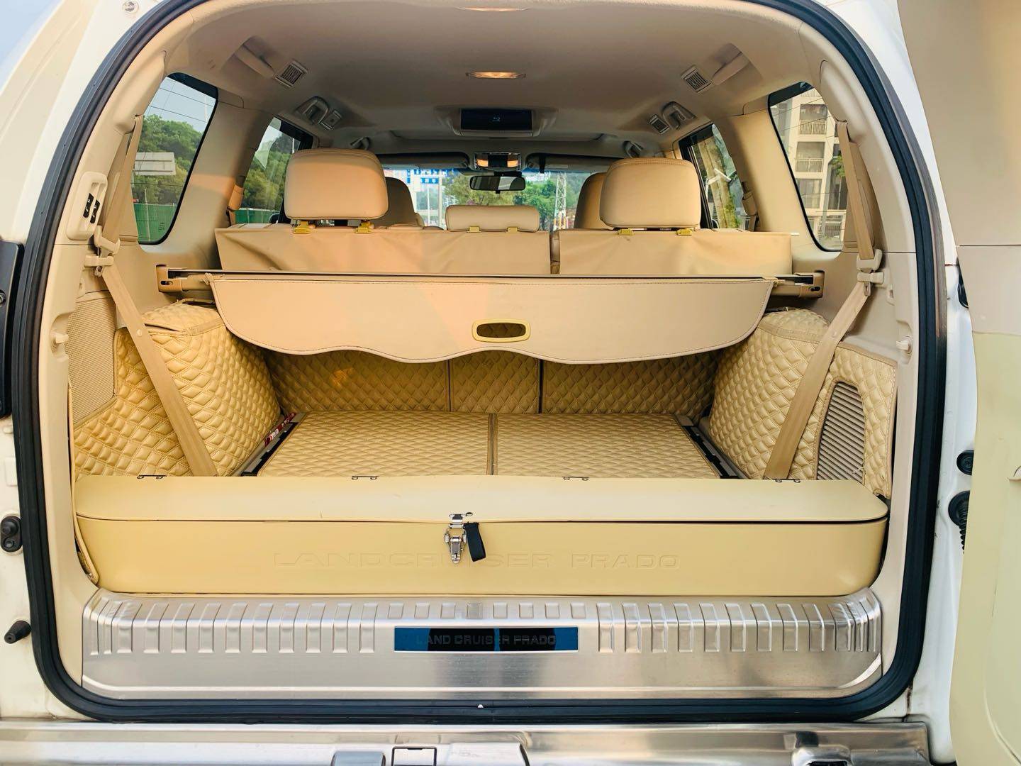 مستعمل Toyota 2018 Prado 3.5L automatic TX-L NAVI rear mounted spare tire